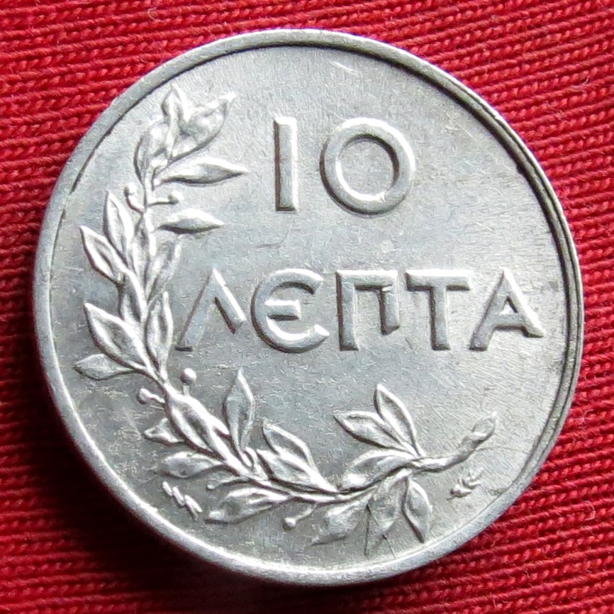 Greece 10 lepta 1922