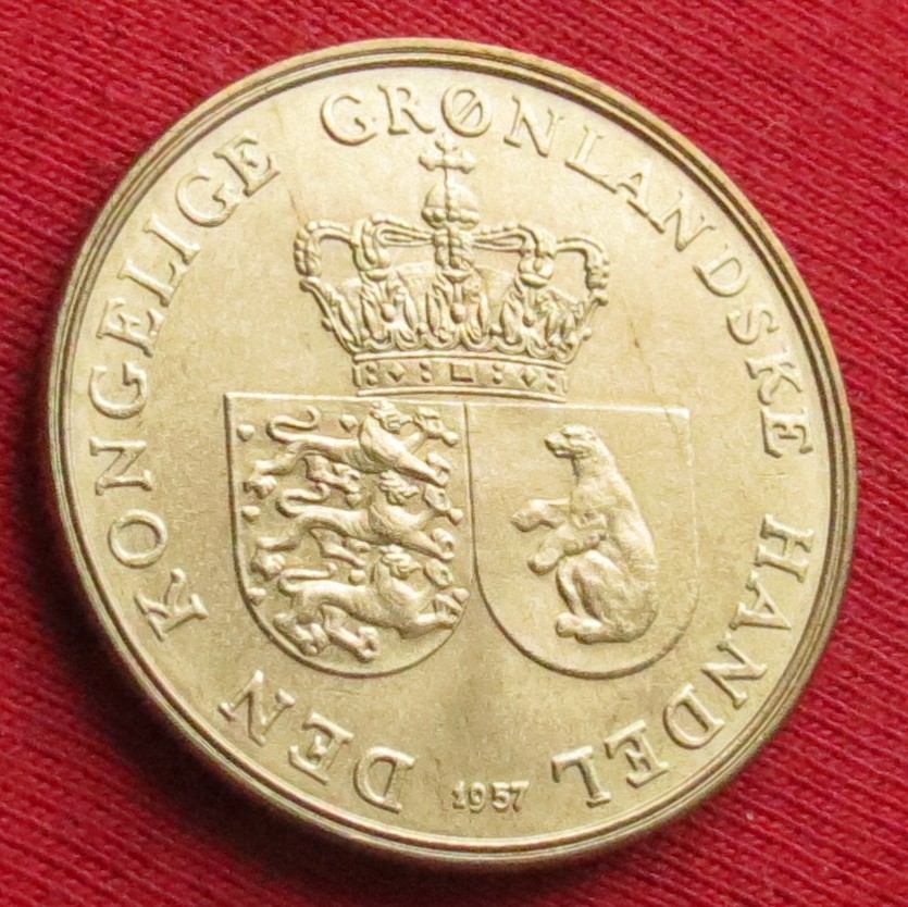  Greenland 1 krone 1957   