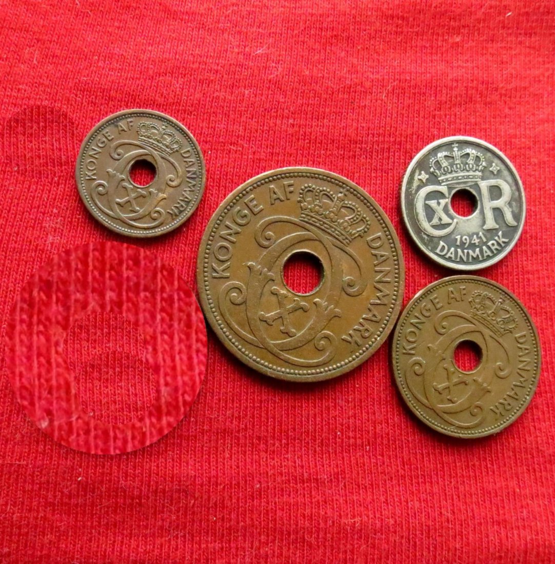  Faroe Islands 1 2 5 10 ore 1941 Denmark   