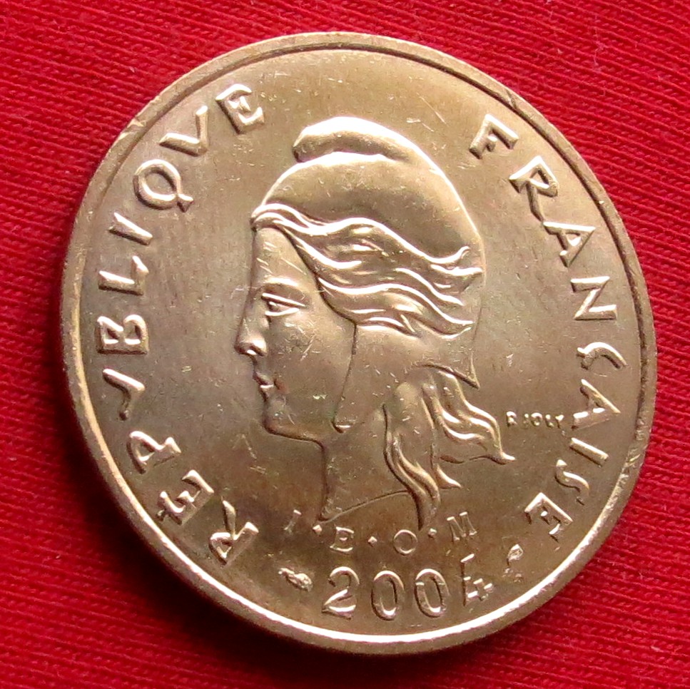  New Caledonia 100 francs 2004   