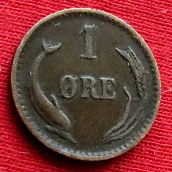 Denmark 1 ore 1879