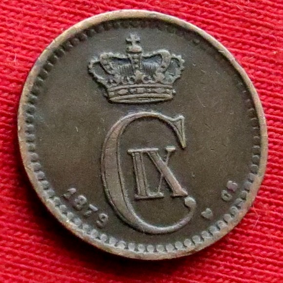  Denmark 1 ore 1879   