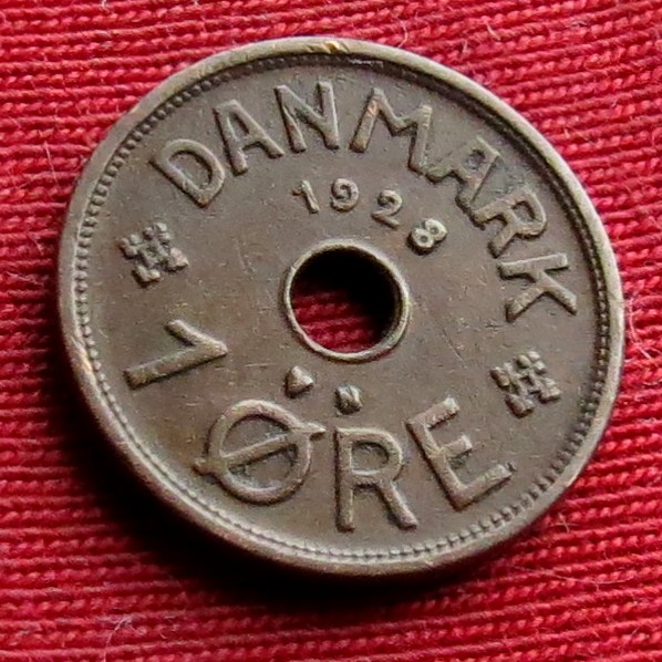 Denmark 1 ore 1928