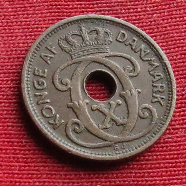  Denmark 1 ore 1928   