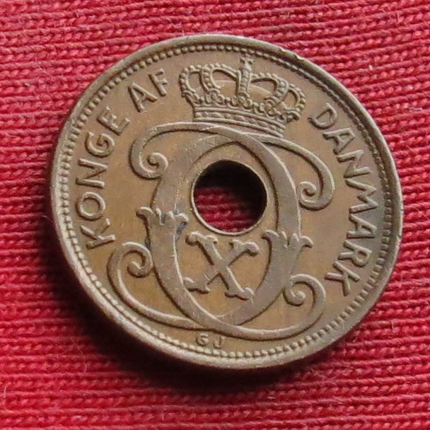  Denmark 1 ore 1938   