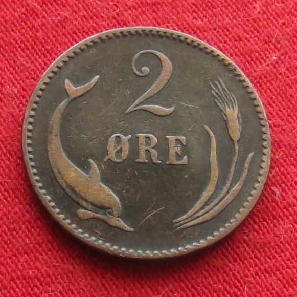 Denmark 2 ore 1875