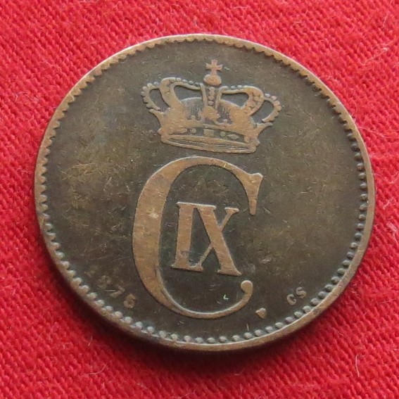 Denmark 2 ore 1875   
