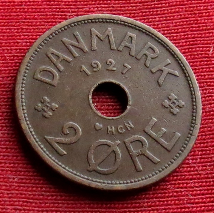  Denmark 2 ore 1927   