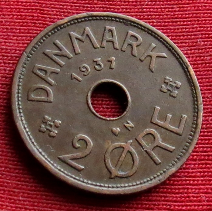  Denmark 2 ore 1931   