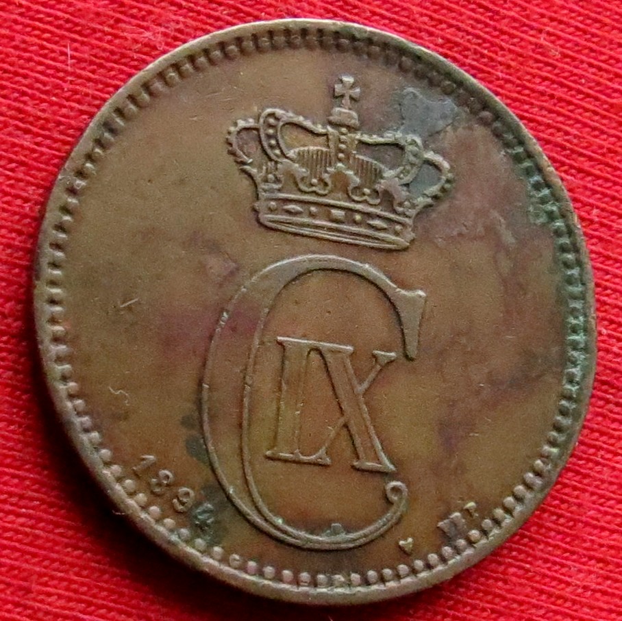  Denmark 5 ore 1894   
