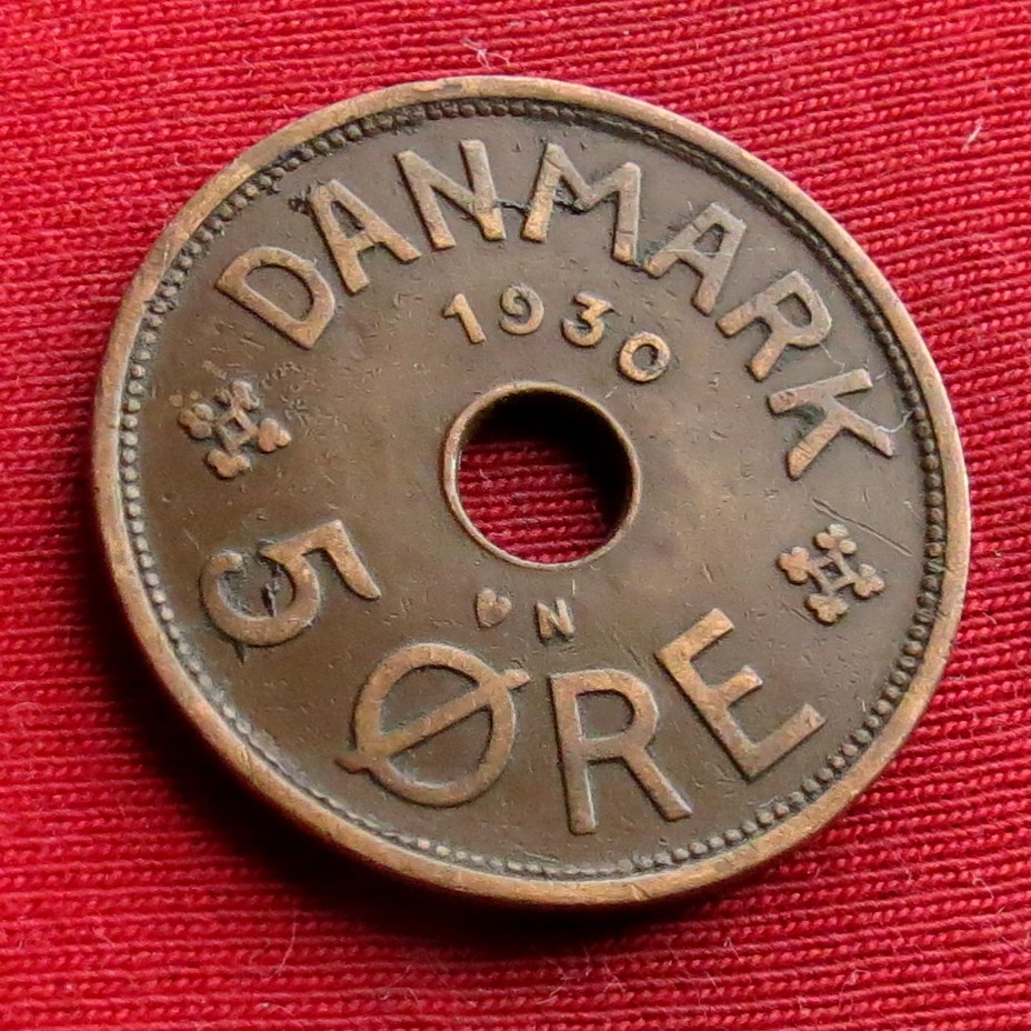 Denmark 5 ore 1930