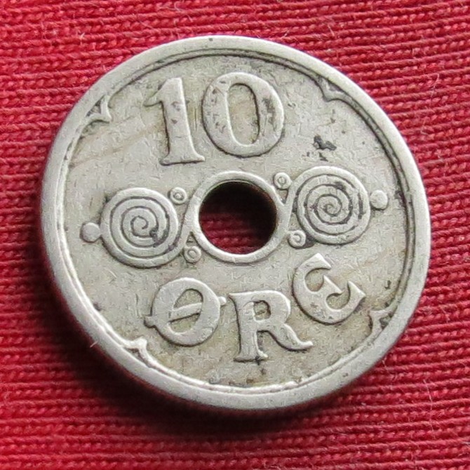  Denmark 10 ore 1924   