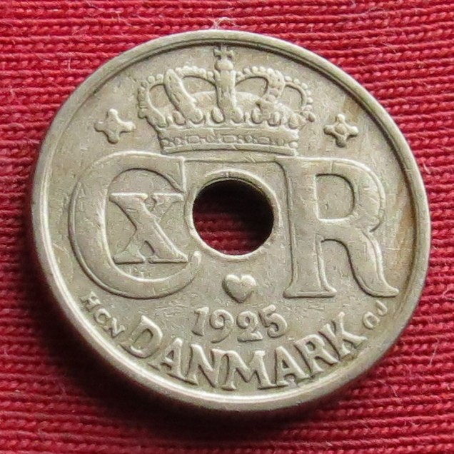  Denmark 10 ore 1925   