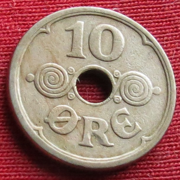  Denmark 10 ore 1925   