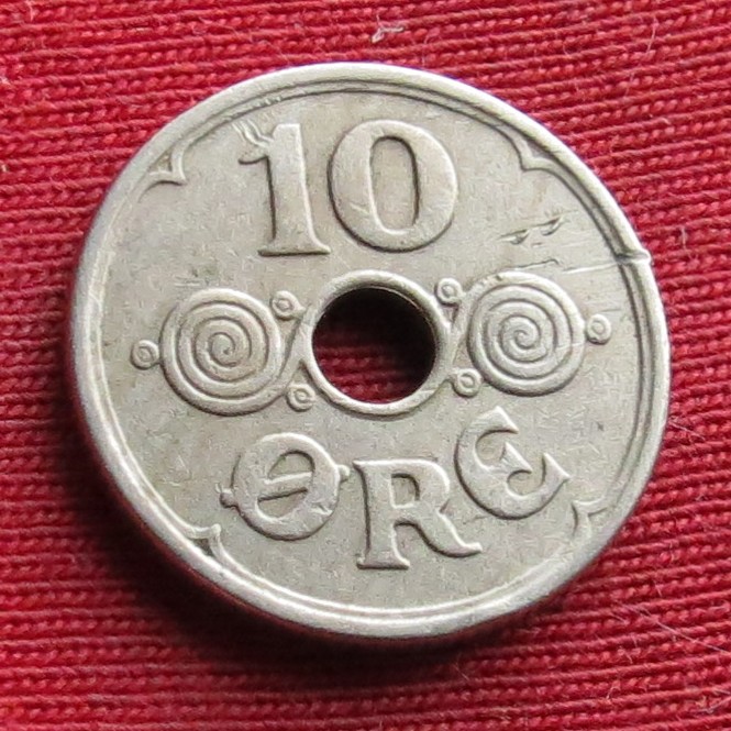 Denmark 10 ore 1934   