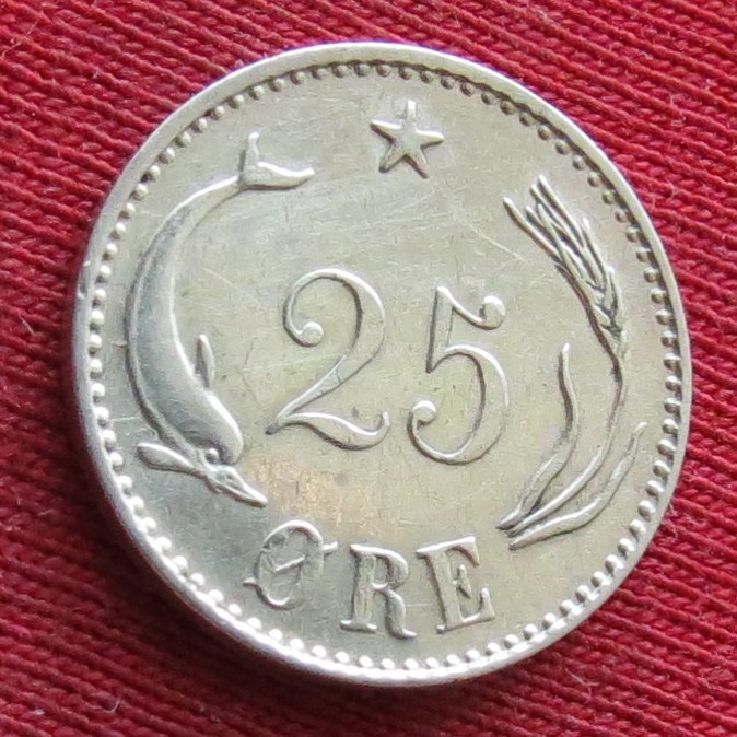 Denmark 25 ore 1891