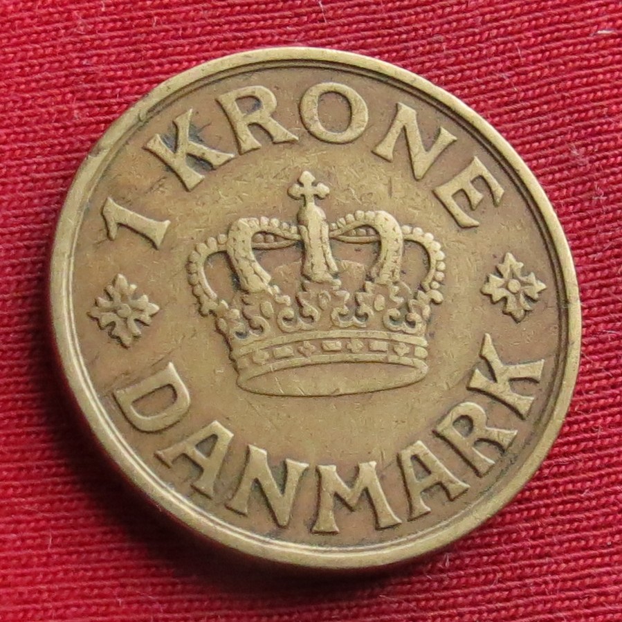 Denmark 1 krone 1929 #2