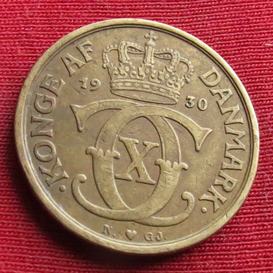  Denmark 1 krone 1930   