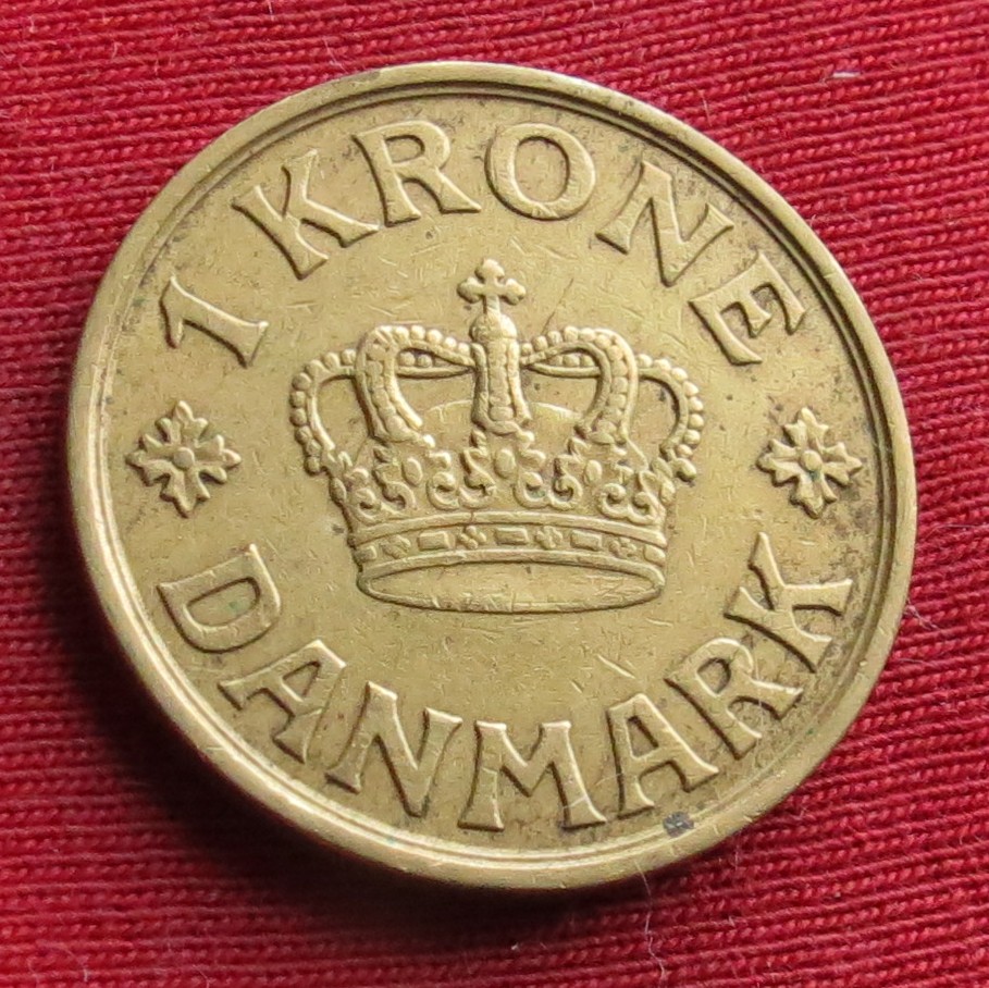  Denmark 1 krone 1934 #2   
