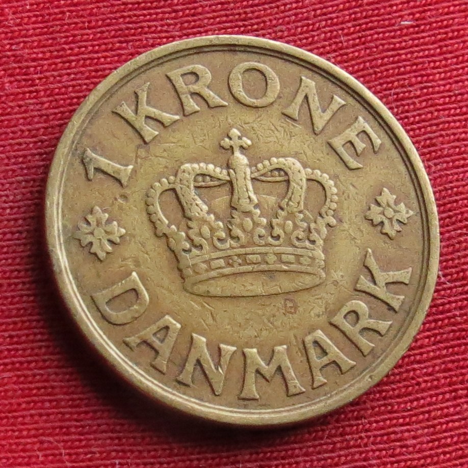 Denmark 1 krone 1935 #3