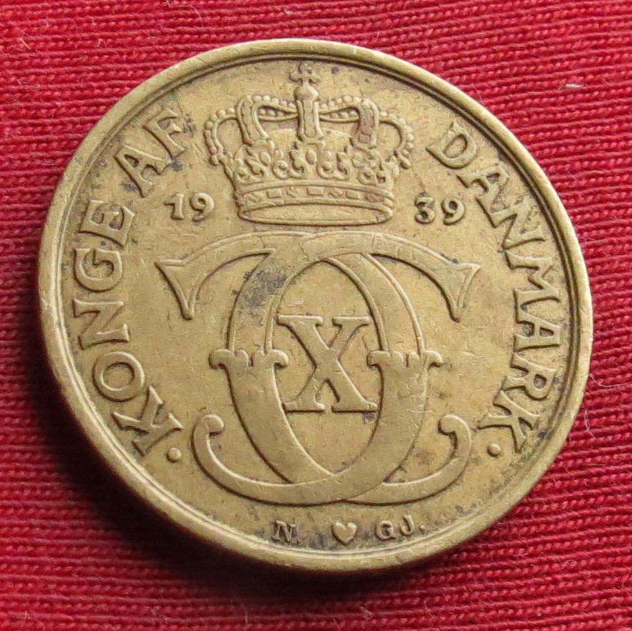 Denmark 1 krone 1939   