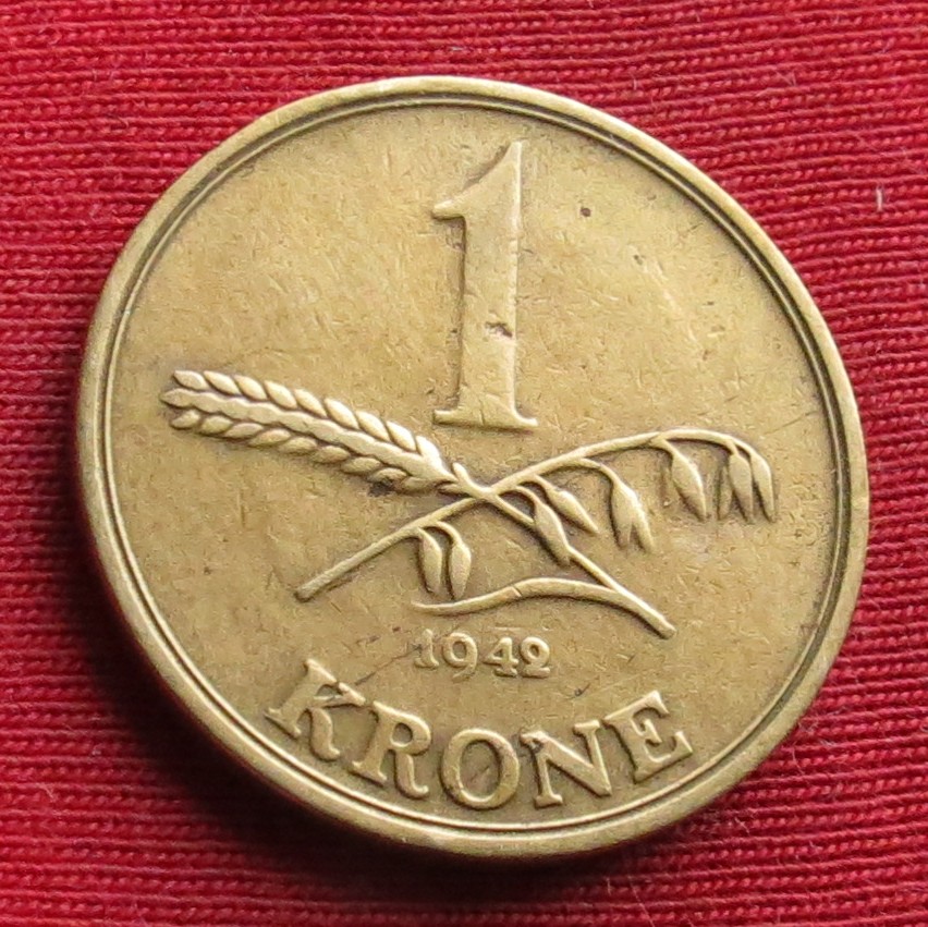 Denmark 1 krone 1942