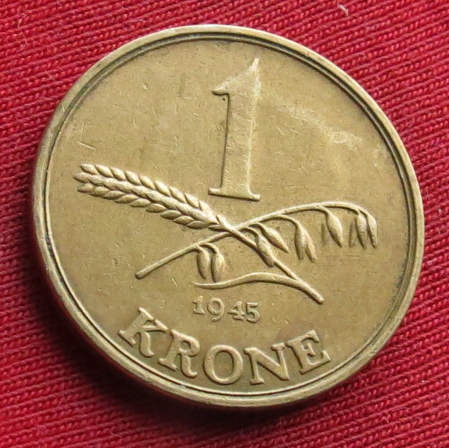 Denmark 1 krone 1945