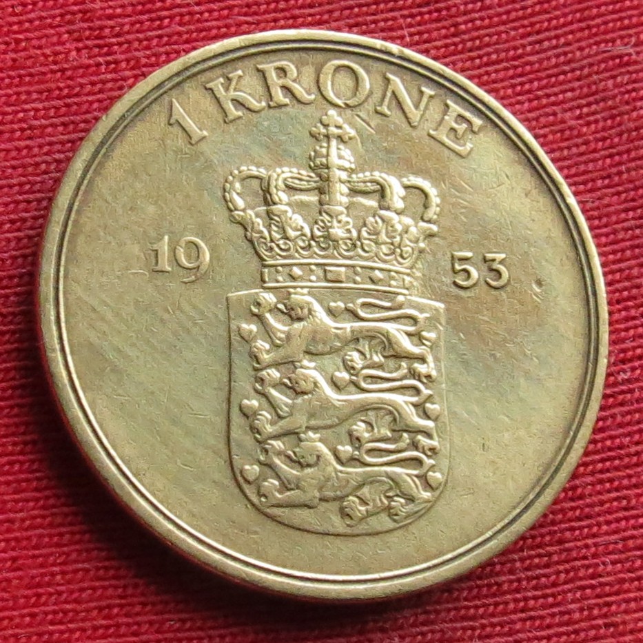 Denmark 1 krone 1953