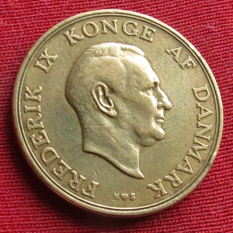  Denmark 1 krone 1953   