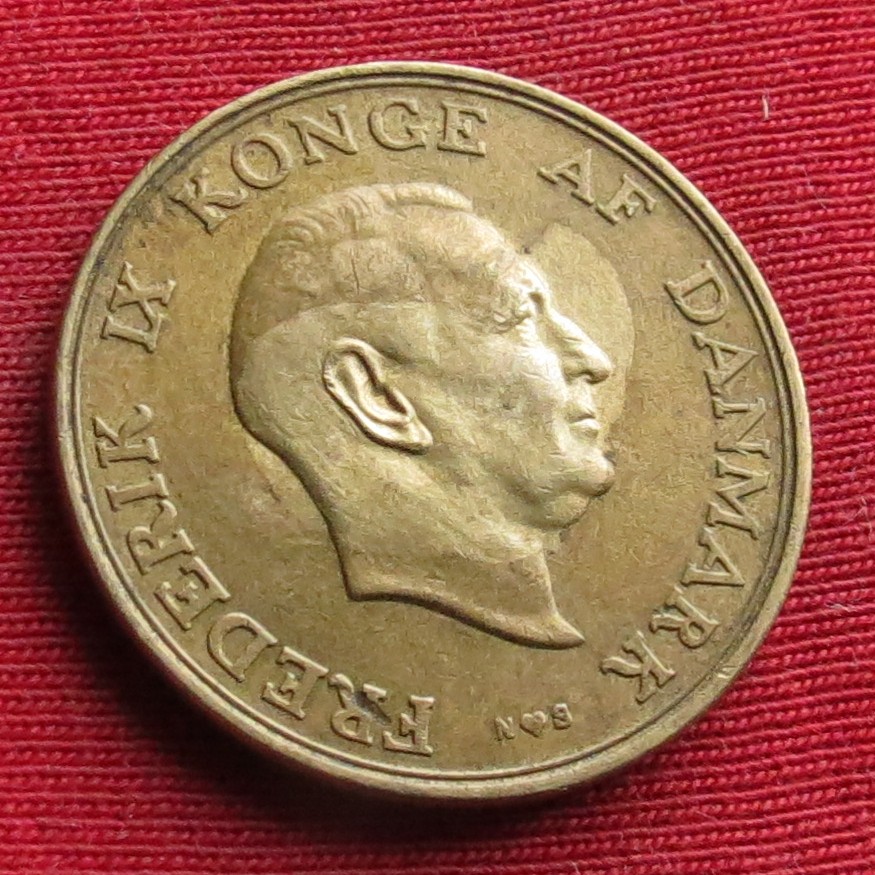  Denmark 1 krone 1955   