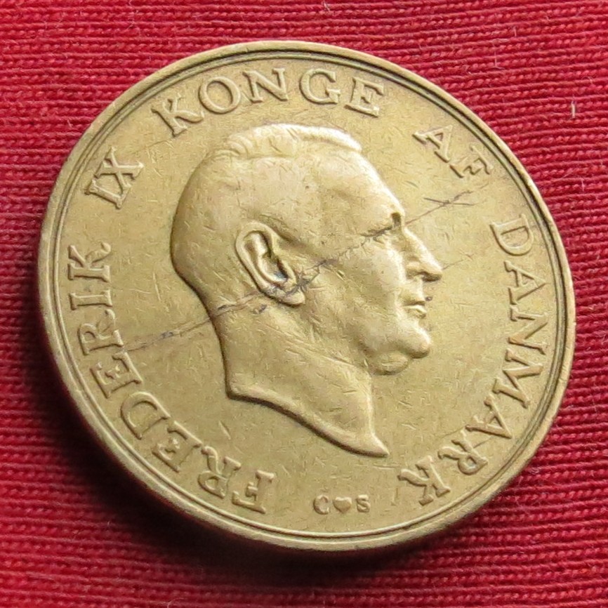  Denmark 1 krone 1956   