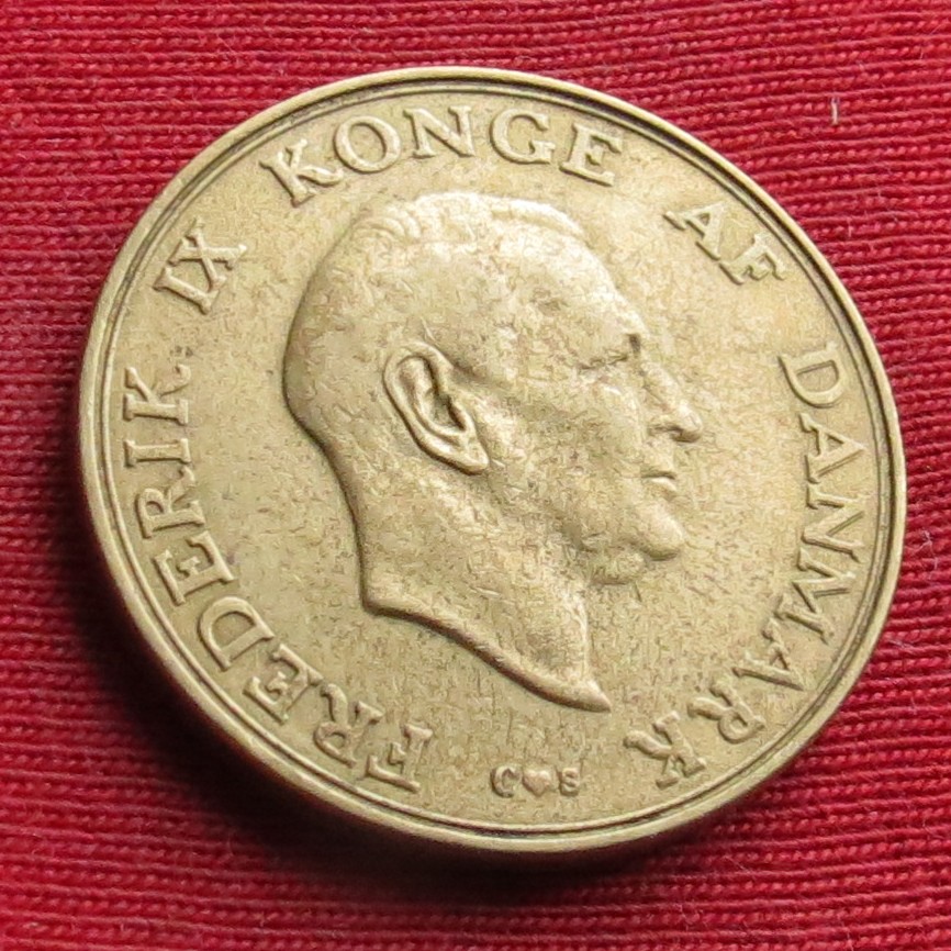  Denmark 1 krone 1957   