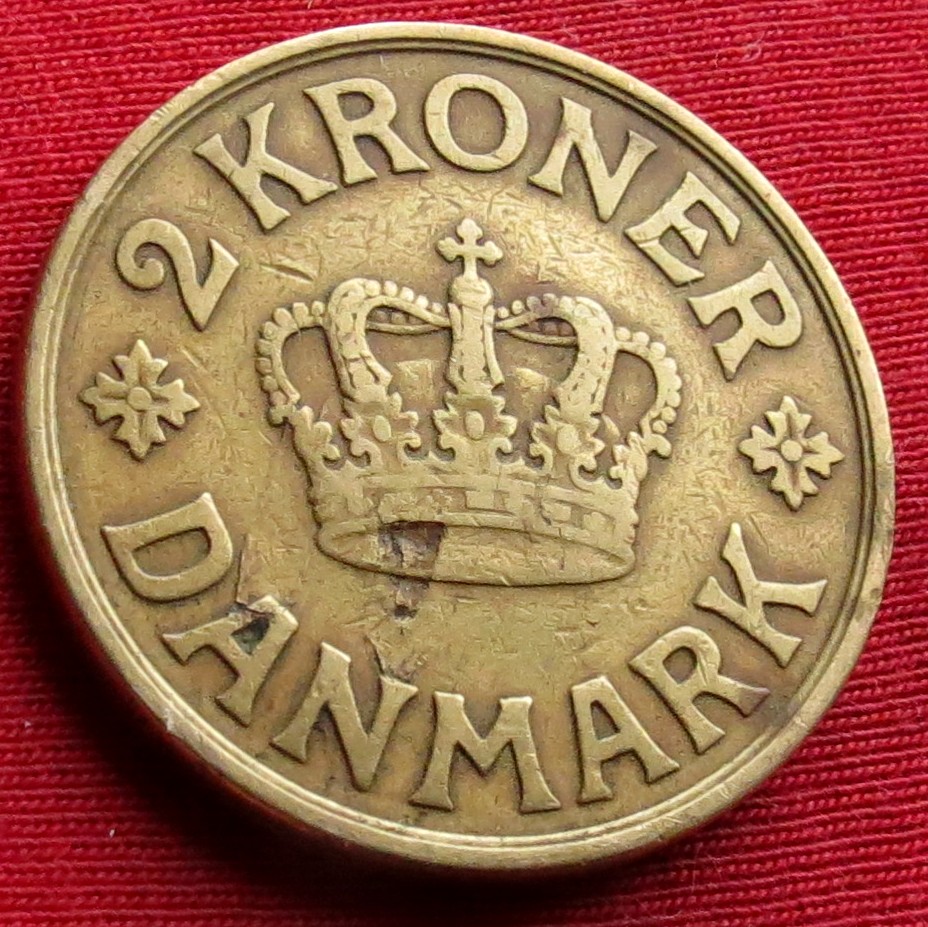 Denmark 2 kroner 1925 #2   