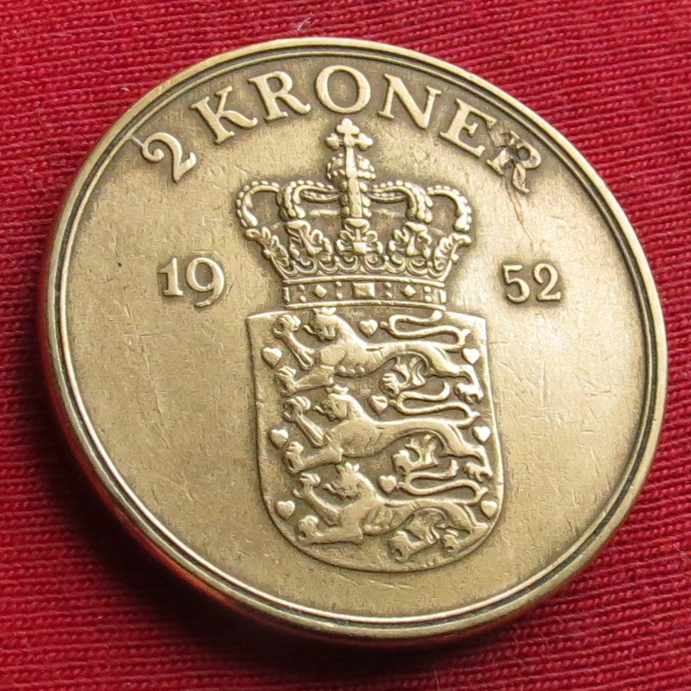 Denmark 2 kroner 1952