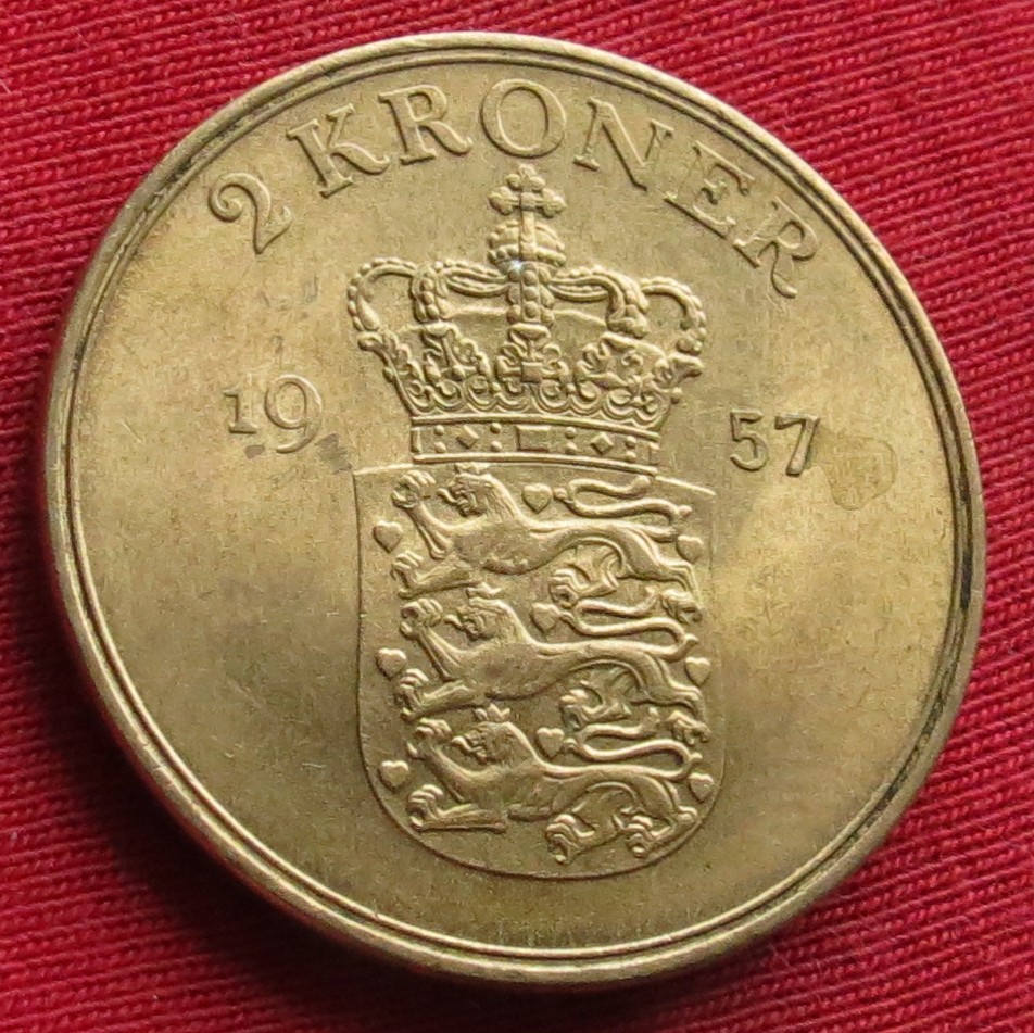 Denmark 2 kroner 1957