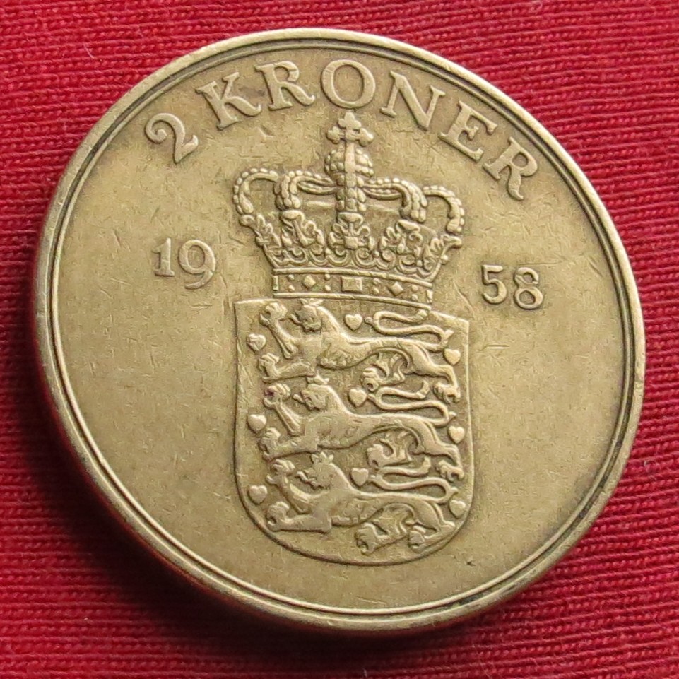 Denmark 2 kroner 1958