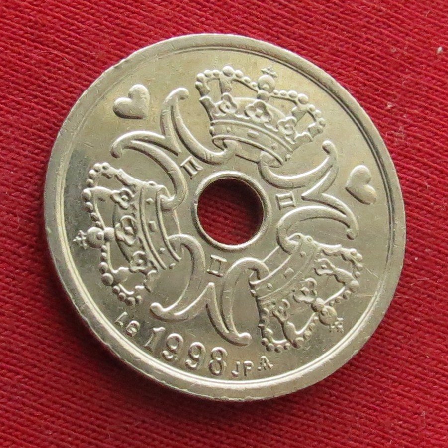  Denmark 2 kroner 1998   