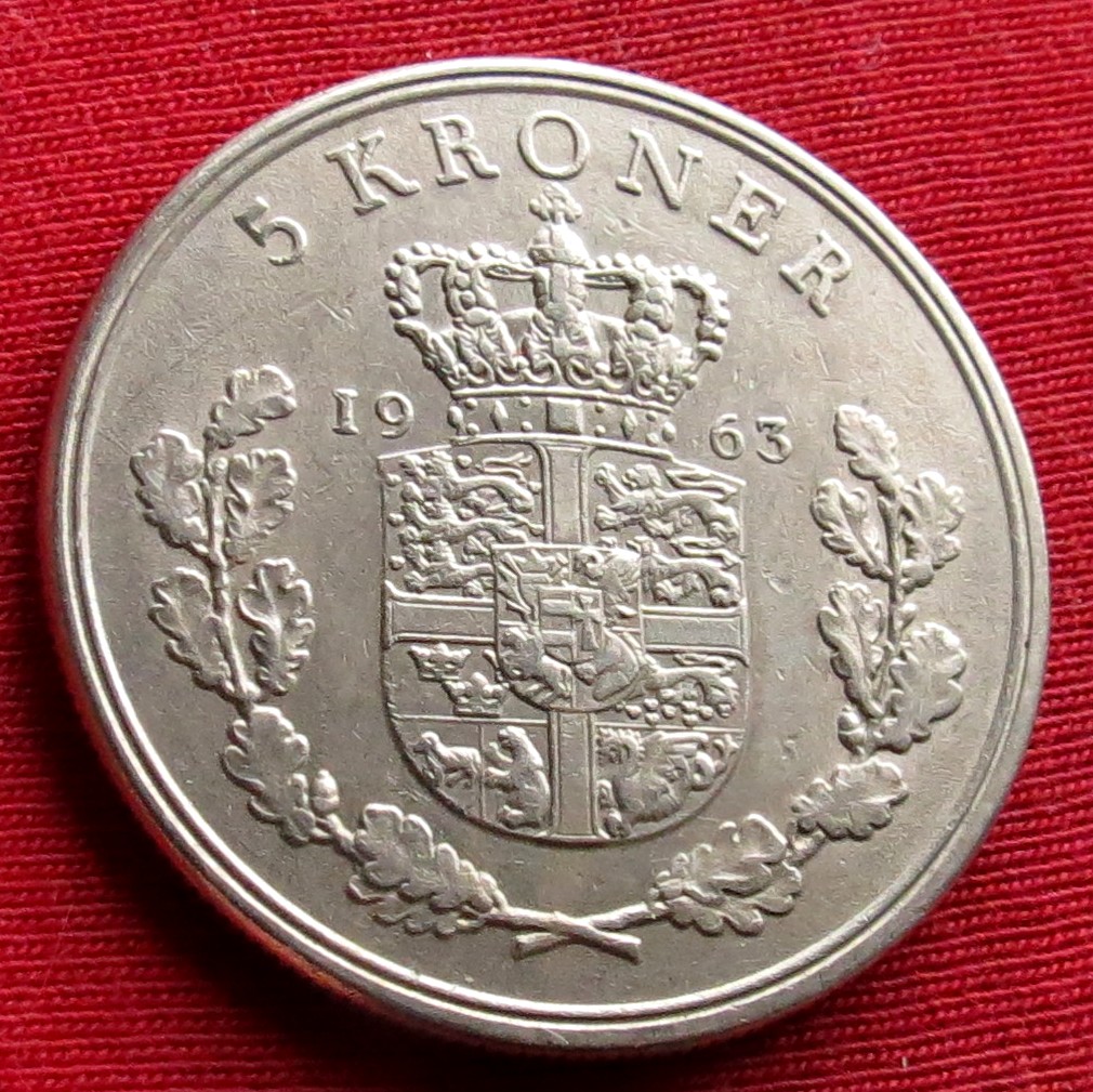 Dänemark 5 Kroner 1963
