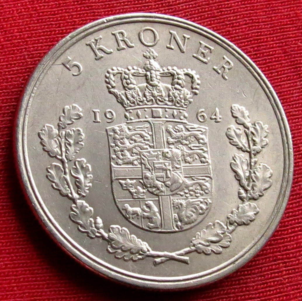 Dänemark 5 Kroner 1964 #2