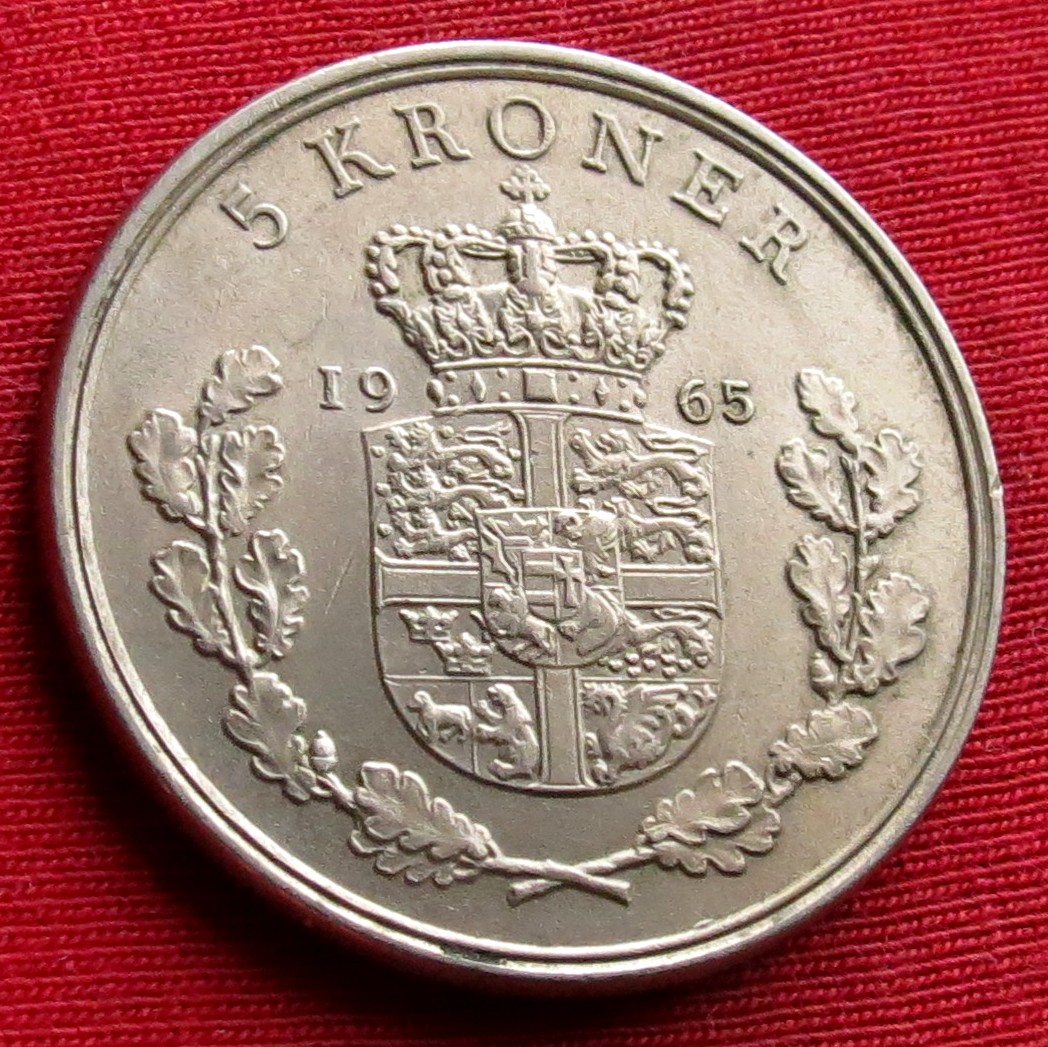 Dänemark 5 Kroner 1965 #2