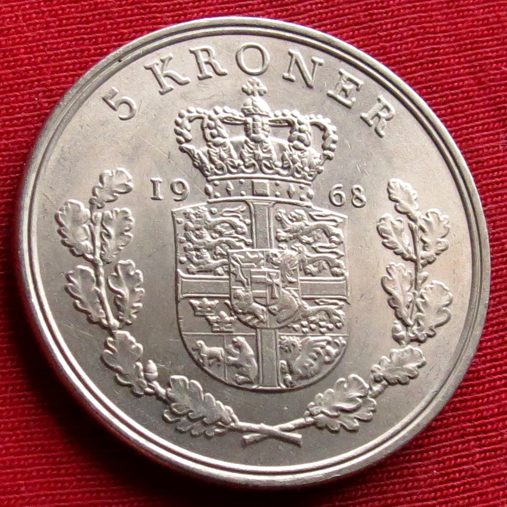 Dänemark 5 Kroner 1968