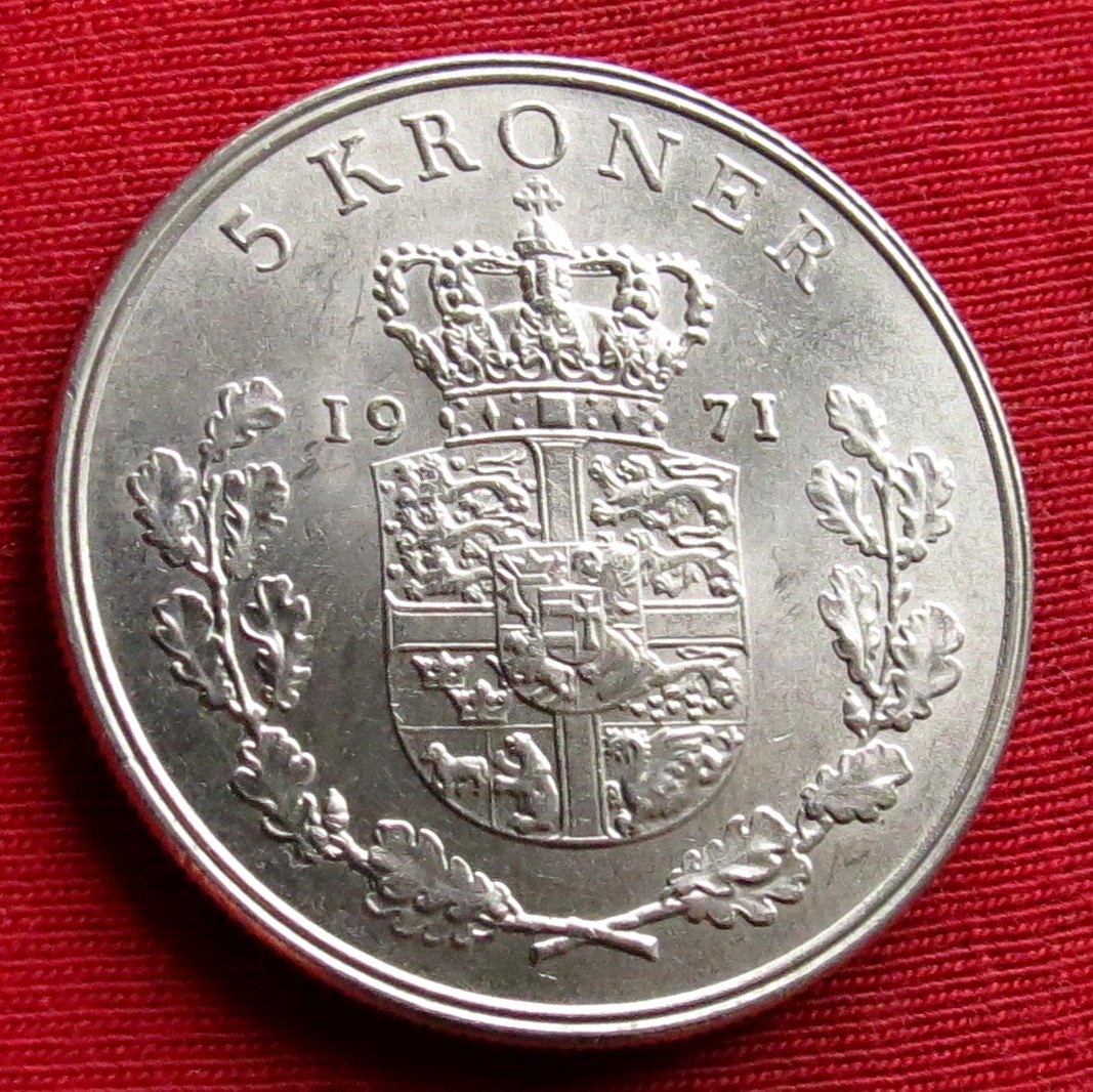 Dänemark 5 Kroner 1971 #2