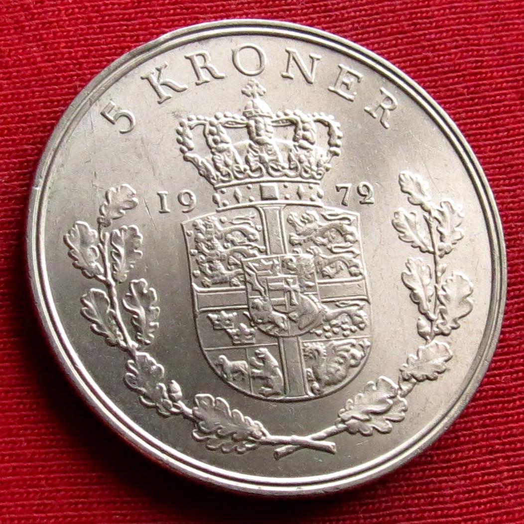 Dänemark 5 Kroner 1972 #2