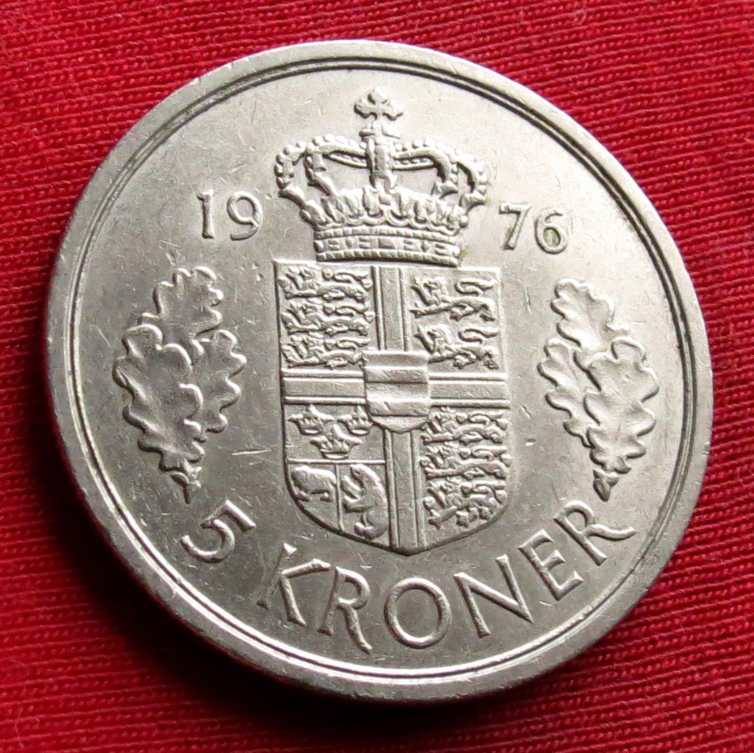 Dänemark 5 Kroner 1976