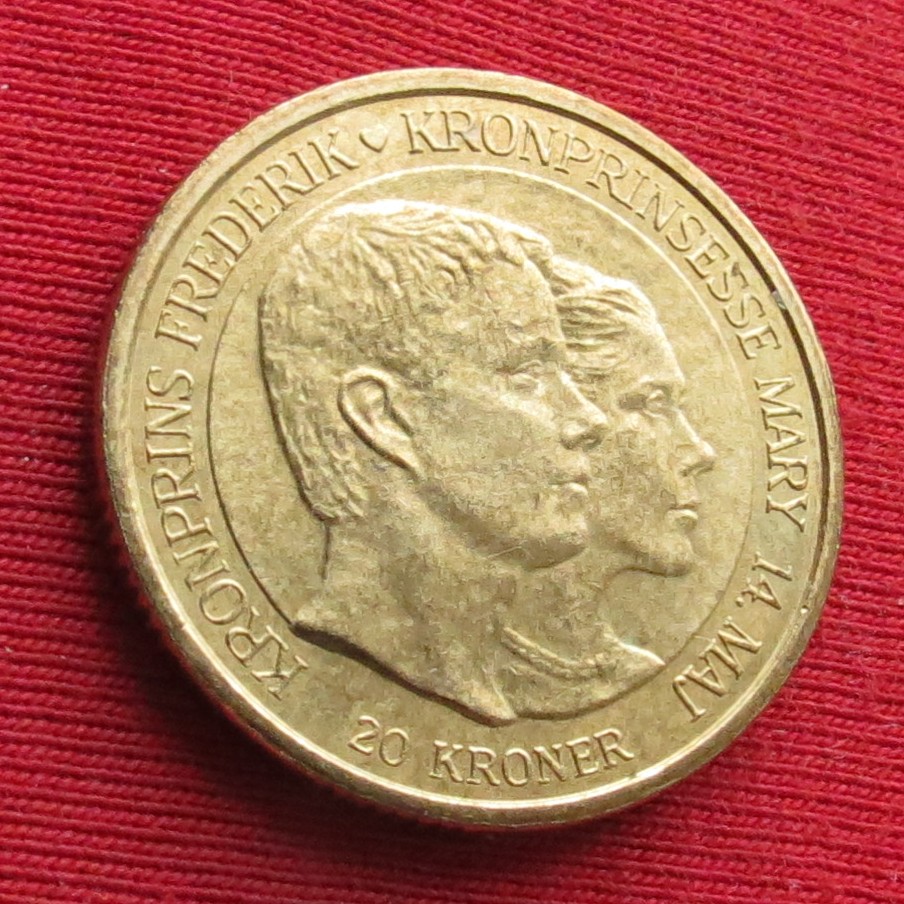  Denmark 20 kroner 2004 Frederik Mary   