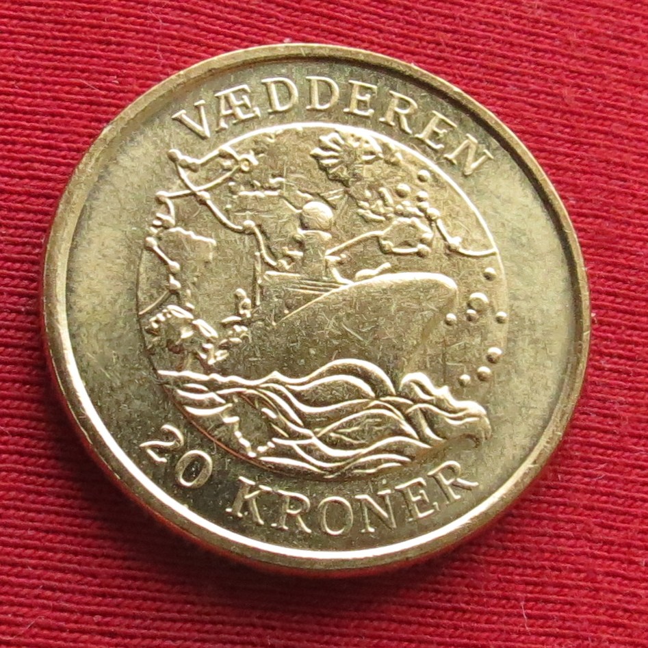  Denmark 20 kroner 2007 Vaedderen   