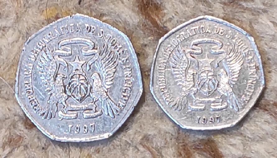  d017: Sao Tome 2000 Dobras 1997 und 1000 Dobras 1997   