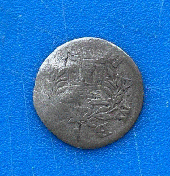  SILBER - Freie und Hansestadt Hamburg 1 Schilling 1763 O.H.K. Hamburger Burg   