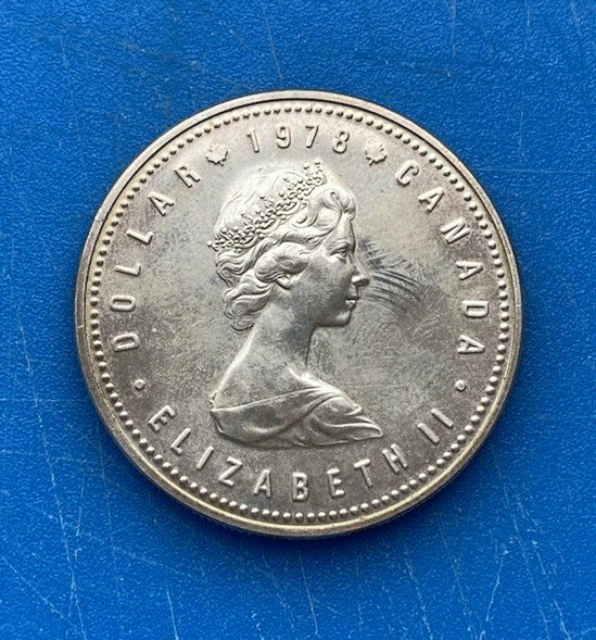  SILBER - Kanada 1 Dollar 1978 XI Commonwealth Spiele in Edmonton   