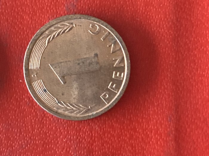 Münze Münzen Umlaufmünze Deutschland BRD 1 Pfennig 1978 Münzzeichen D